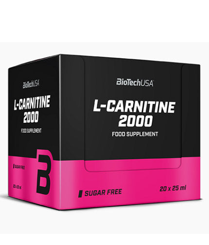 L-Carnitine 2000 / 20 Amp.  BioTech USA - Nutra Best Bulgaria