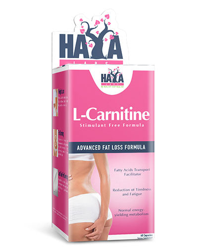 L-Carnitine 250 mg / 60 Caps  HAYA LABS - Nutra Best Bulgaria