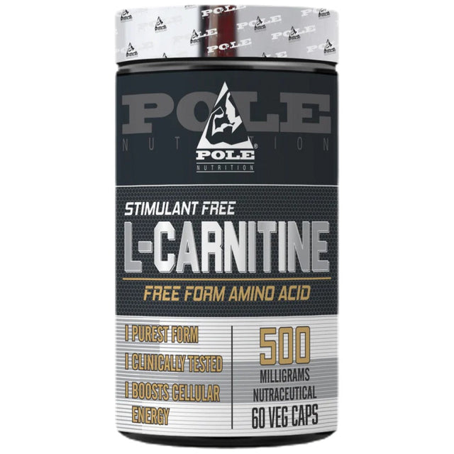 L-Carnitine 500 mg - 120 капсули  Pole Nutrition - Nutra Best Bulgaria