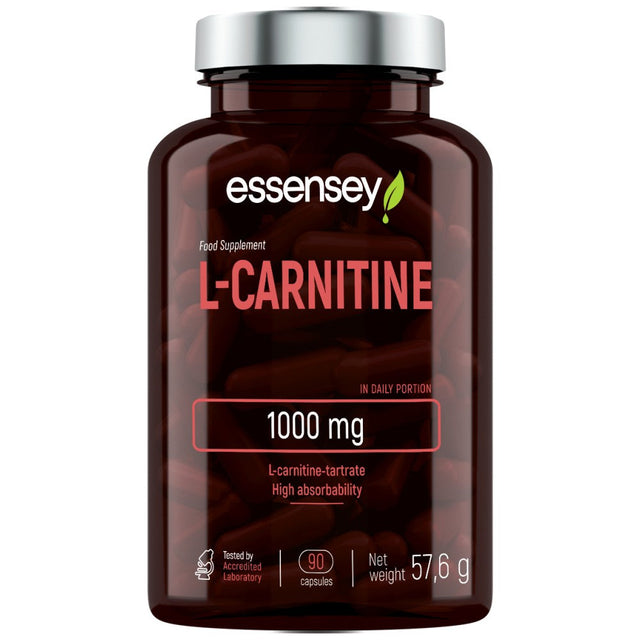 L-Carnitine 500 mg - 90 капсули  ESSENSEY - Nutra Best Bulgaria