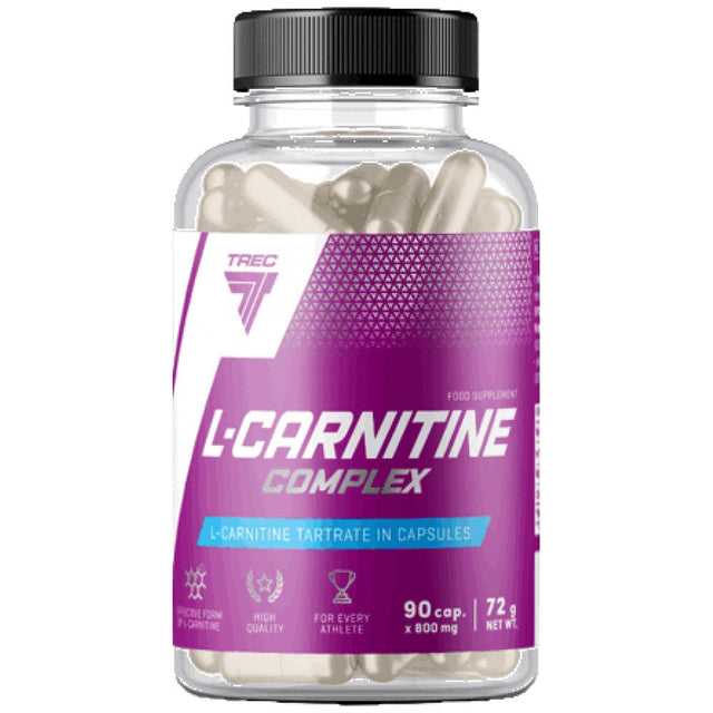 L-Carnitine Complex - 90 капсули  Trec Nutrition - Nutra Best Bulgaria