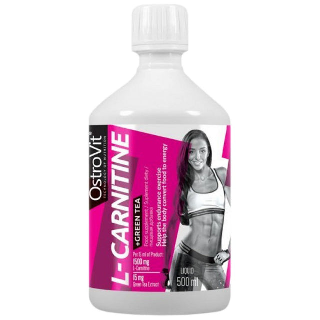 L-Carnitine + Green Tea 500 мл  OstroVit - Nutra Best Bulgaria