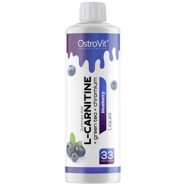 L-Carnitine Liquid | + Green Tea and Chromium 500 мл  OstroVit - Nutra Best Bulgaria