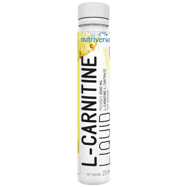 L-Carnitine Liquid Shot 3000 | with Chromium - 25 мл  Nutriversum - Nutra Best Bulgaria