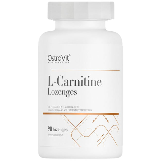 L-Carnitine Lozenges 90 Подезични таблетки  OstroVit - Nutra Best Bulgaria