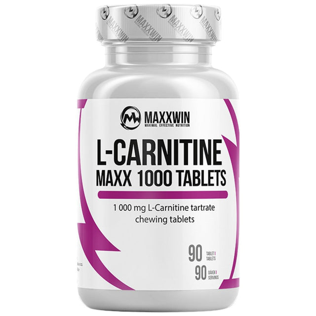L-Carnitine Maxx 1000 - 90 Дъвчащи таблетки  MAXXWIN - Nutra Best Bulgaria