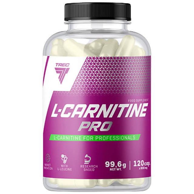 L-Carnitine Pro | with Leucine - 120 капсули  Trec Nutrition - Nutra Best Bulgaria