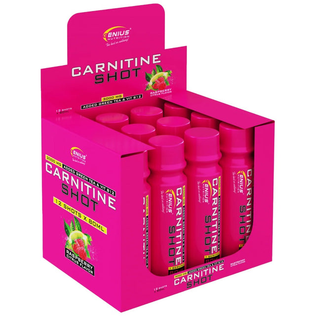 L-Carnitine Shot 3000 - 12 x 80 мл  Genius Nutrition - Nutra Best Bulgaria