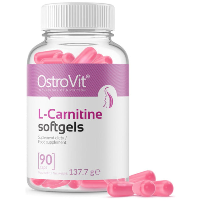 L-Carnitine Softgels 90 Гел капсули  OstroVit - Nutra Best Bulgaria