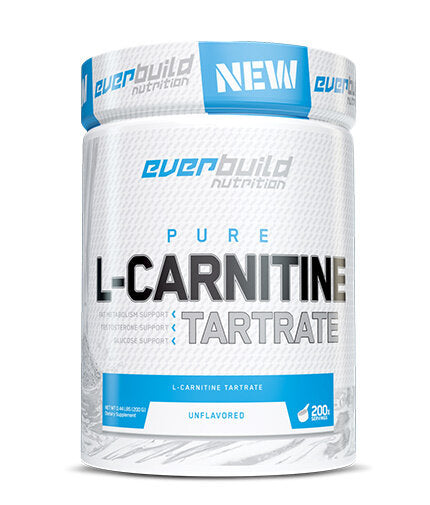 L-Carnitine Tartrate 1000 / 200 Serv. - 0.200 KG  EVERBUILD - Nutra Best Bulgaria