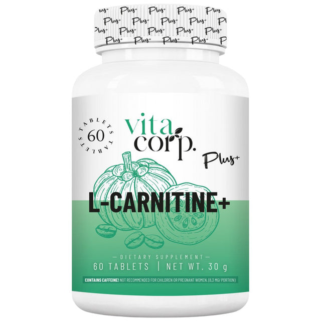 L-Carnitine+ | with Garcinia, CLA & Green Coffee - 60 Таблетки  VitaCorp - Nutra Best Bulgaria