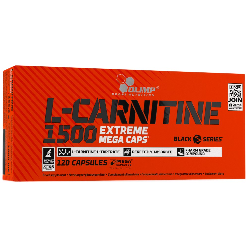 L-CARNITINE XTREME MEGA CAPS 1500 - 120 капсули  Olimp - Nutra Best Bulgaria