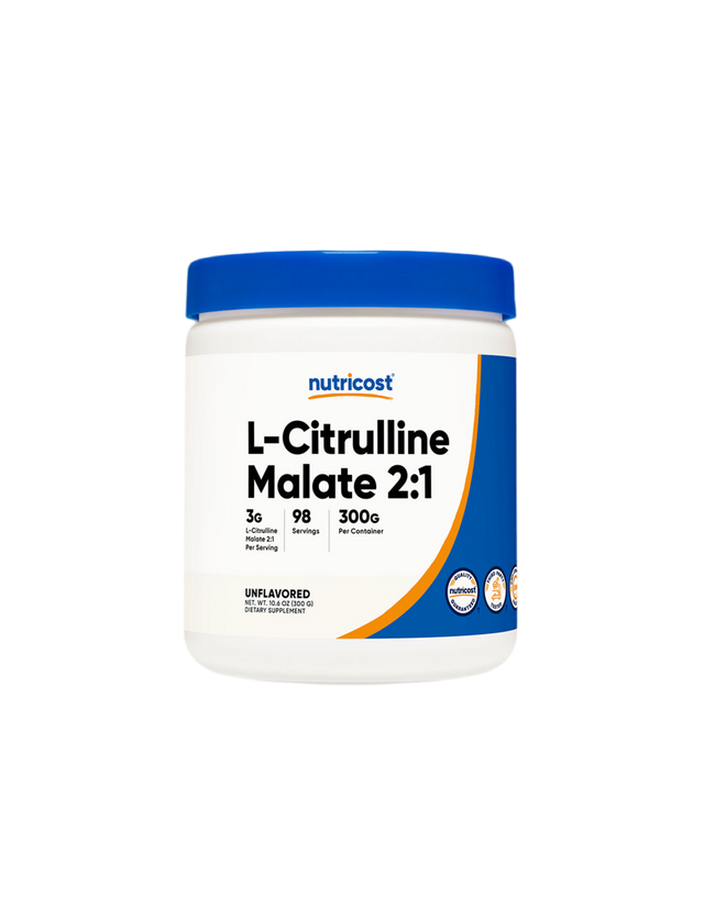 Мускулна маса - Л-Цитрулин (малат)  L-Citrulline, 300 g Nutricost  Nutricost - Nutra Best Bulgaria