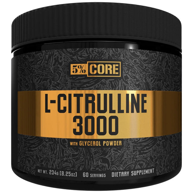 L-Citrulline 3000 | with GlycerSize™ - 234 грама  Rich Piana 5% Nutrition - Nutra Best Bulgaria