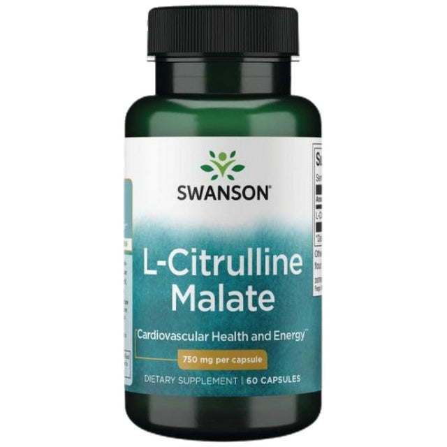 L-Citrulline Malate Complex 750 mg 60 капсули  Swanson - Nutra Best Bulgaria