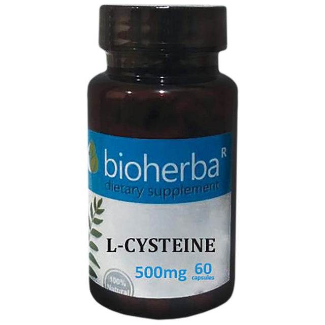 L-Cysteine 500 mg 60 капсули  Bioherba - Nutra Best Bulgaria