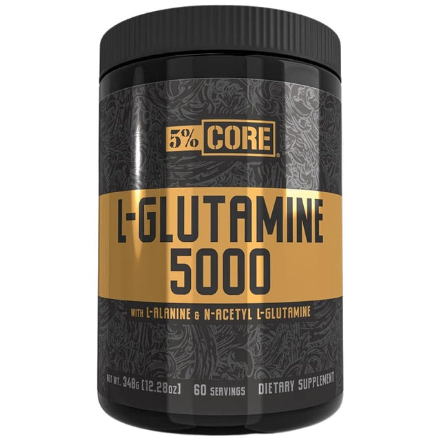 L-Glutamine 5000 | Core Series - 348 грама  Rich Piana 5% Nutrition - Nutra Best Bulgaria