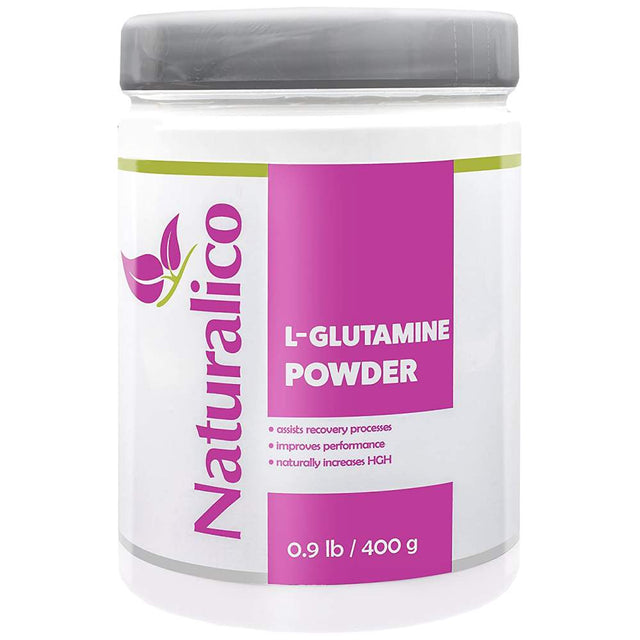 L-Glutamine Powder - 400 грама  Naturalico - Nutra Best Bulgaria