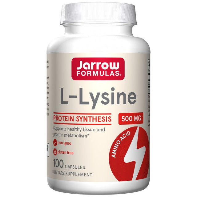 L-Lysine 500 mg - 100 капсули  Jarrow Formulas - Nutra Best Bulgaria