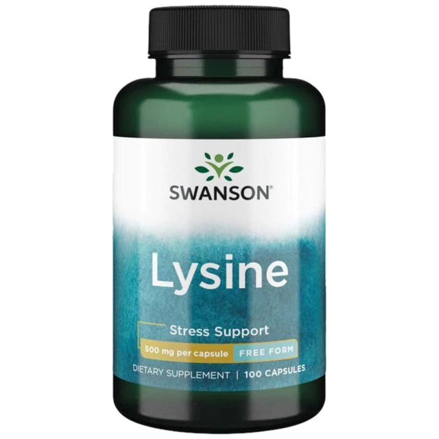 L-Lysine 500 mg - 100 капсули  Swanson - Nutra Best Bulgaria