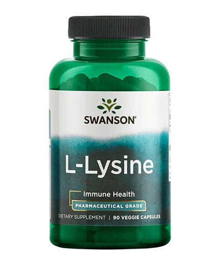 L-Lysine - Pharmaceutical Class 500 mg - 90 капсули  Swanson - Nutra Best Bulgaria