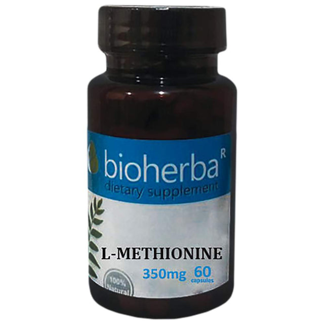 L-Methionine 350 mg - 60 капсули  Bioherba - Nutra Best Bulgaria