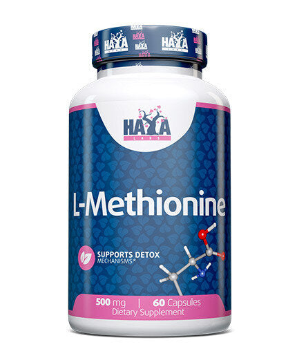 L-Methionine 500mg  / 60 Caps.  Haya Labs - Nutra Best Bulgaria