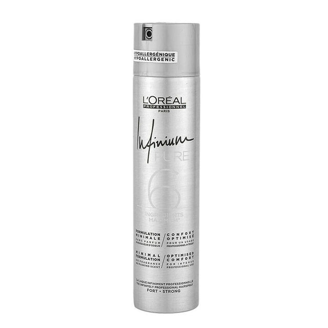 L´Oréal Professionnel - Infinium Pure Strong Hairspray - Hypoallergenic Hair Spray without Perfume for Strong Hair Fixation - 300ml  L`Oreal Professionnel - Nutra Best Bulgaria
