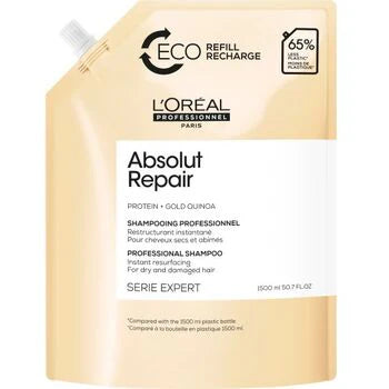 L´Oréal Professionnel - Série Expert Absolut Repair Gold Quinoa + Protein Shampoo ( Refill ) - Náplň šamponu na poškozené vlasy -  L´Oréal Professionnel - Nutra Best Bulgaria