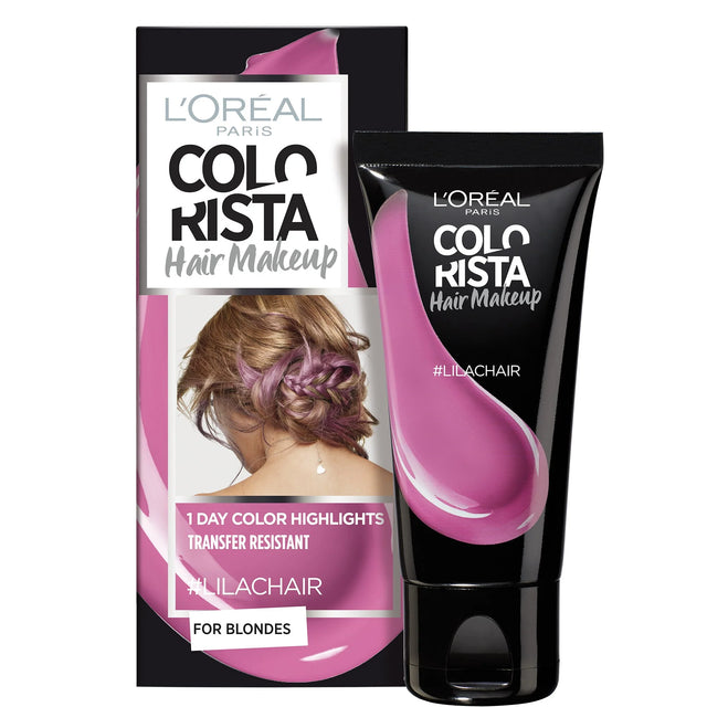 L'Oreal Paris, Colorista Hair Makeup, Semi-Permanent Hair Dye,  #LILACHAIR, 30 ml  L`Oreal Paris - Nutra Best Bulgaria
