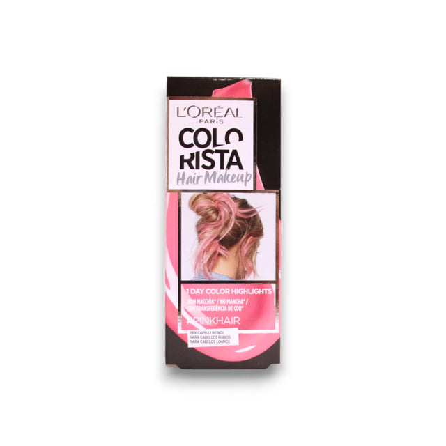 L'Oreal Paris, Colorista Hair Makeup, Semi-Permanent Hair Dye,  #PINKHAIR, 30 ml  L`Oreal Paris - Nutra Best Bulgaria