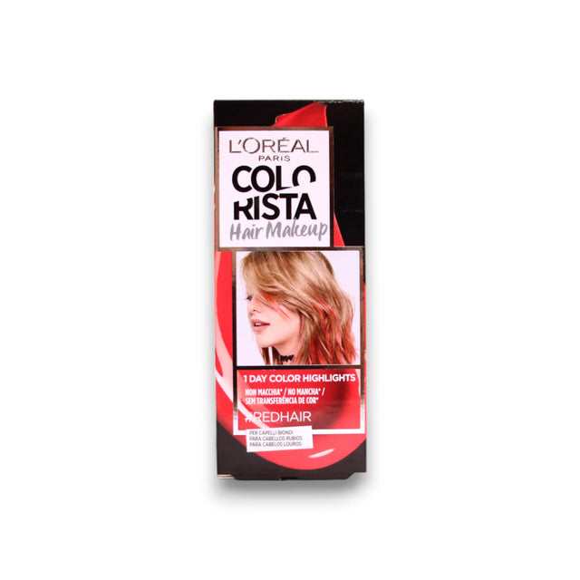 L'Oreal Paris, Colorista Hair Makeup, Semi-Permanent Hair Dye,  #REDHAIR, 30 ml  L`Oreal Paris - Nutra Best Bulgaria