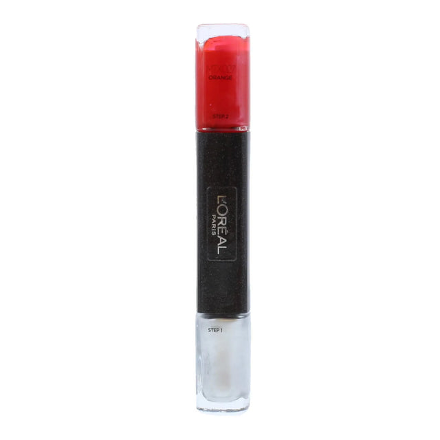 L'Oreal Paris, Infallible, Gel-Effect, Nail Polish 2-In-1, MTX 027, Orange, 2 x, 5 ml  L`Oreal Paris - Nutra Best Bulgaria