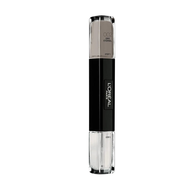 L'Oreal Paris, Infallible, Nail Polish 2-In-1, 002, Gris Eternel, 2 x, 5 ml  L`Oreal Paris - Nutra Best Bulgaria