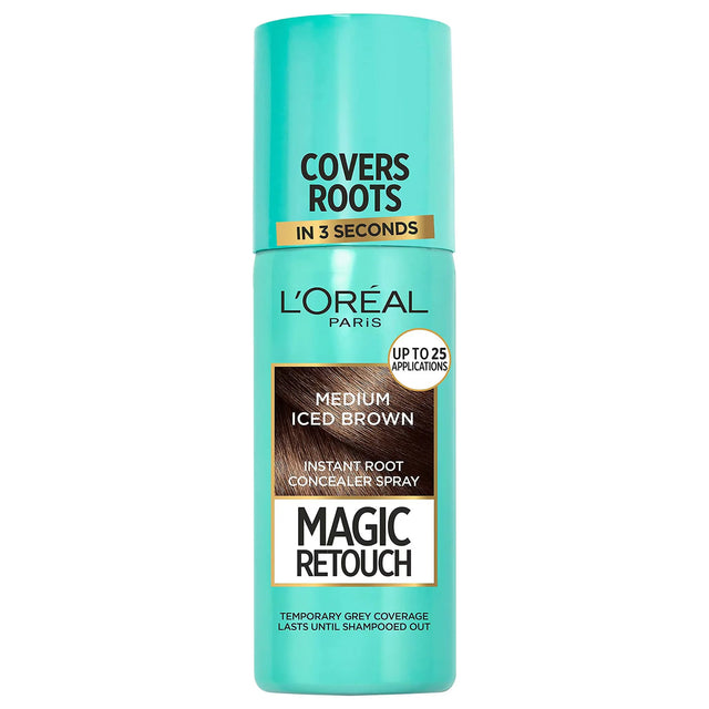 L'Oreal Paris, Magic Retouch, Root Touch-Up Spray,   Medium Iced Brown, 75 ml  L`Oreal Paris - Nutra Best Bulgaria