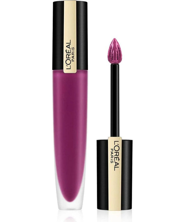 L'Oreal Paris, Rouge Signature, Matte, Liquid Lipstick, 104, I Rebel, 7 ml  L`Oreal Paris - Nutra Best Bulgaria