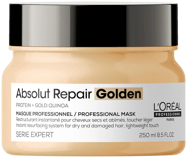 L'Oreal Professionnel, Serie Expert Absolut Repair Golden, Protein + Gold Quinoa, Hair Treatment Cream Mask, Instant Resurfacing, 250 ml  L`Oreal Professionnel - Nutra Best Bulgaria