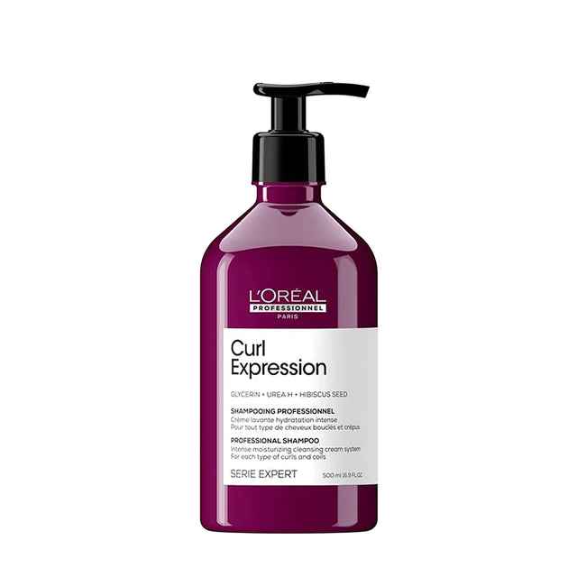 L'Oreal Professionnel, Serie Expert Curl Expression, Glycerin + Urea H + Hibiscus Seed, Hair Shampoo, Intense Moisturizing, 500 ml  L`Oreal Professionnel - Nutra Best Bulgaria