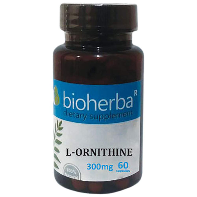 L-Ornithine 300 mg - 60 капсули  Bioherba - Nutra Best Bulgaria