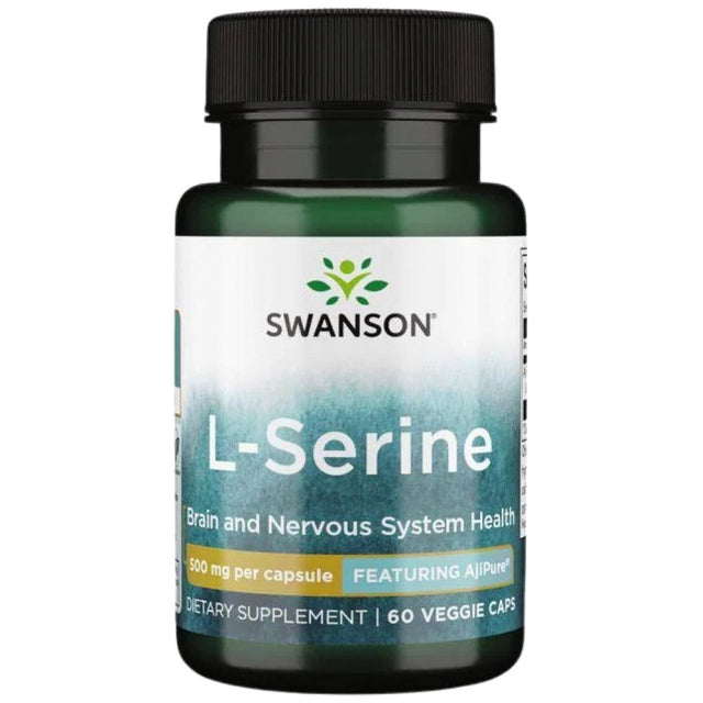 L-Serine 500 mg 60 капсули  Swanson - Nutra Best Bulgaria