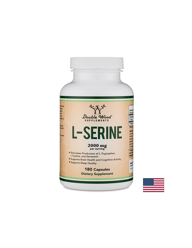L-Serine/ L-серин, 180 капсули Double Wood  Double Wood - Nutra Best Bulgaria