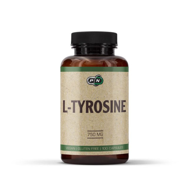 L-TYROSINE 750 mg - 100 vegan capsules - Nutra Best Bulgaria