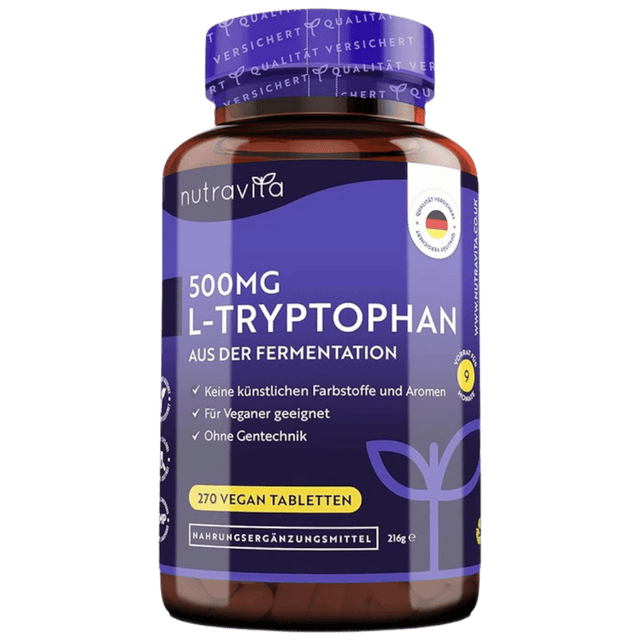 L-Tryptophan (Л-Триптофан) 500 мг 270 таблетки  Nutravita - Nutra Best Bulgaria