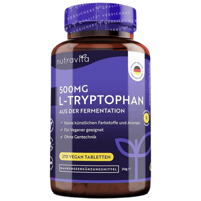 L-Tryptophan (Л-Триптофан) 500 мг 270 таблетки  Nutravita - Nutra Best Bulgaria
