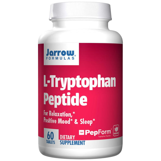 L-Tryptophan Peptide 60 Таблетки  Jarrow Formulas - Nutra Best Bulgaria