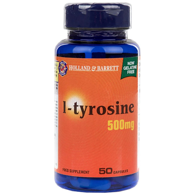 L-Tyrosine 500 mg - 50 капсули  Holland and Barrett - Nutra Best Bulgaria