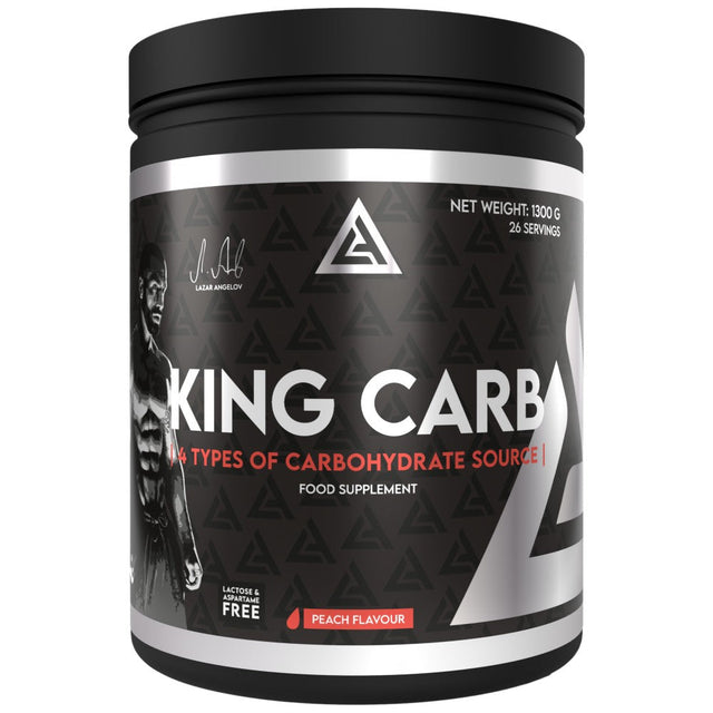 LA King Carb | 4 Type Carb Matrix - 1300 грама  Lazar Angelov Nutrition - Nutra Best Bulgaria