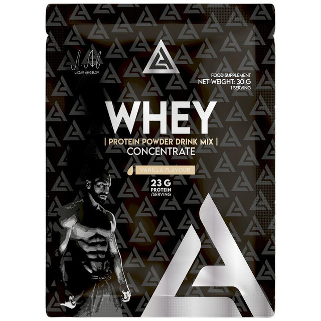 LA Whey Protein Concentrate | Premium Drink Mix - 30 грама  Lazar Angelov Nutrition - Nutra Best Bulgaria