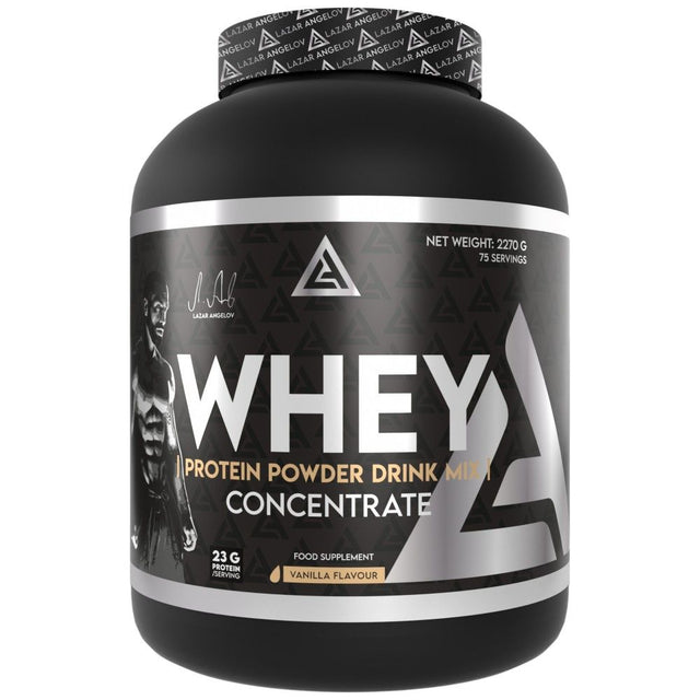 LA Whey Protein Powder Drink Mix | Concentrate - 2270 грама  Lazar Angelov Nutrition - Nutra Best Bulgaria