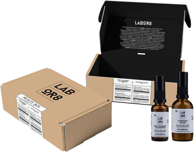 LABOR8 Pure Hyaluronic Acid Booster 30 ml + Hydration Sealer 50 ml  LABOR8 - Nutra Best Bulgaria